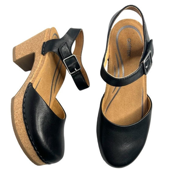 Aetrex Finley Closed Toe Heel Black Size 7 NEW - Picture 5 of 16